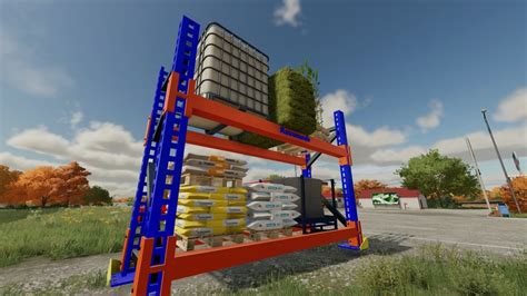 Fs Placeable Pallet Rack V Placeable Objects Mod F R Farming