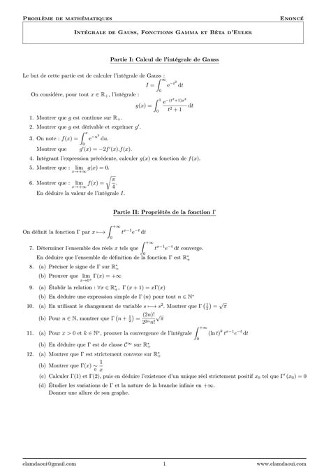 Solution Int Grale De Gauss Studypool