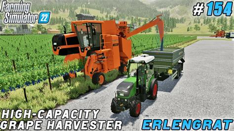 Cargo Distribution Grape Harvesting With Modern Harvester Erlengrat