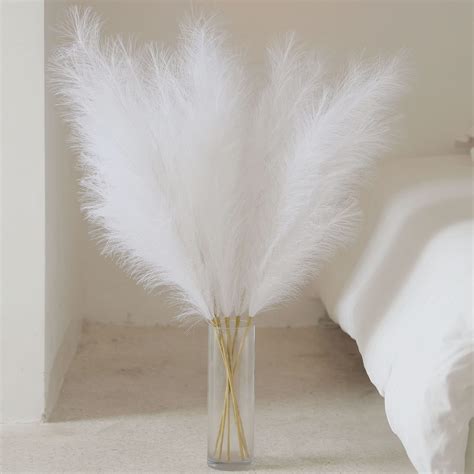 Buy Tom Boy Faux Pampas Grass Boho Pampas Grass Decor Stems Of