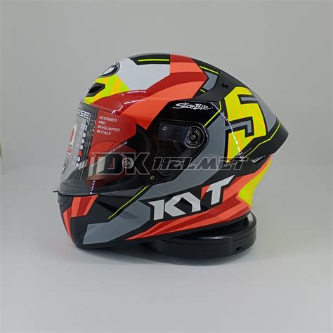 Helm Full Face Kyt Tt Course Ttc Flux Jaume Masia Original