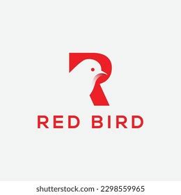 Red Bird Logo Design Template Stock Vector (Royalty Free) 2298559965 ...