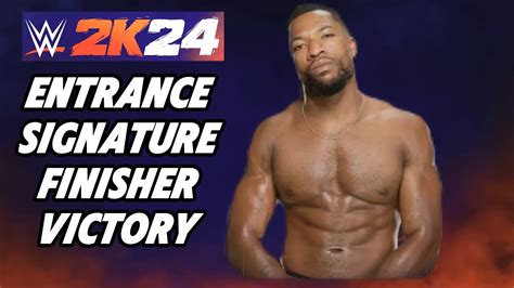 Trick Williams WWE 2k24 Showcase Entrance Signature Finisher