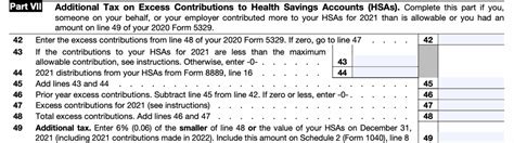 Irs Form 5329 Instructions A Guide To Additional Taxes