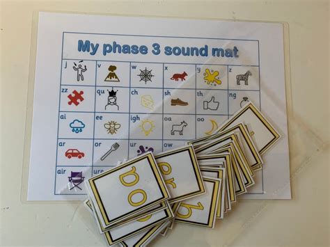 Phase 3 Mat & Flashcardssounds Phonics Letters and Sounds - Etsy