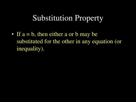 Ppt Chapter 2 Section 2 Properties Of Equality Powerpoint Presentation Id 9665342