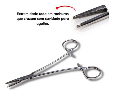 Porta Agulha Mayo Hegar Reta Weldon A O Inox Cm Mercadolivre