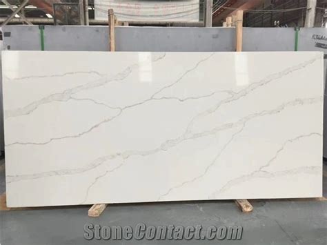 Wholesale Calacatta Storm Gold Quartz Slab From Malaysia