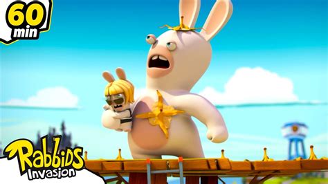 Rabbids Invasion 1h Compilation The Rabbids Investigate New