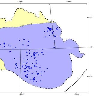 Location of the Bakken formation and extent of the Bakken Formation... | Download Scientific Diagram