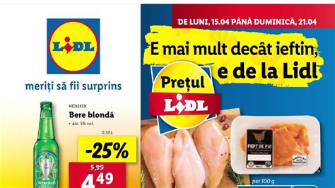 Revista Lidl Aprilie Catalog Lidl Aprilie Ofertele