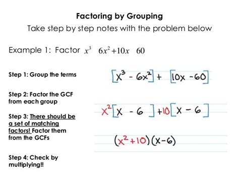 Smart Practice Factoring By Grouping