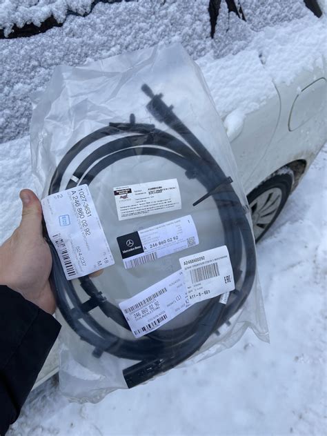 A2468600292 Шланг омывателя стекла с форсунками Mercedes | Запчасти на ...