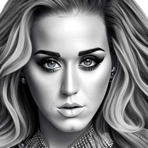 Printable Celebrity Colouring Page Katy Perry By Ladyvalsart1983 On