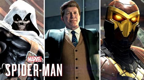 Marvels Spider Man Ps4 Random Crimes Taskmaster Shocker And Harry