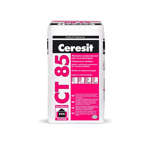 Ceresit CT85 Flex Adhesive Reinforcing Mortar EPS XPS 25Kg One Visit