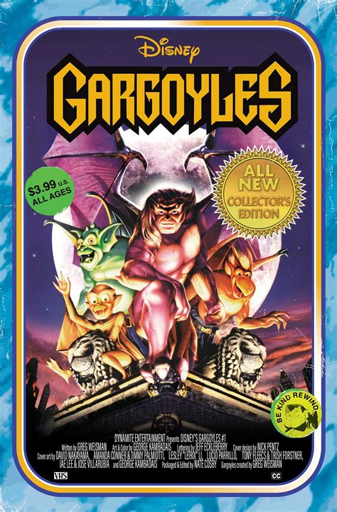 Disneys Gargoyles Debuts Vhs Madureira Incentive Cover Art