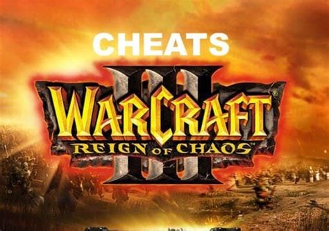 Warcraft 3 cheats: Reign of Chaos & The Frozen Throne : r/warcraft3