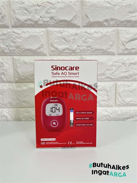 Jual Sinocare Safe Aq Smart Alat Cek Gula Darah Plus Strip Di