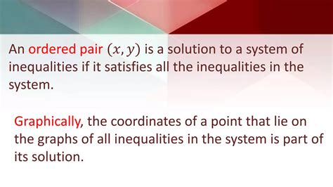 System Of Linear Inequalities In Two Variables Ppt