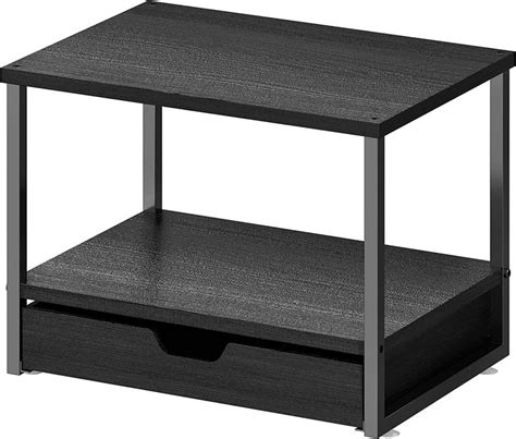 Printer Table With Storage Drawer