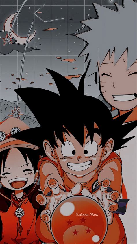 Goku Luffy Naruto Wallpapers Wallpaper Cave