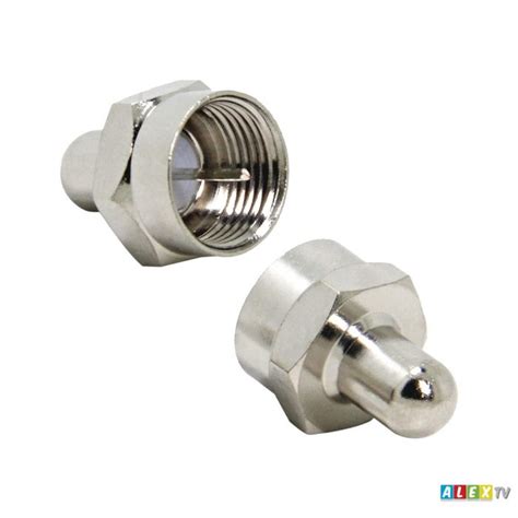 Pack Male Plug End Cap For F Type Terminator Ohm Coaxial