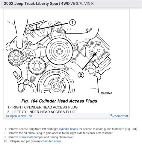 Timing Chain And Tensioner Replacement How To Install Jeep