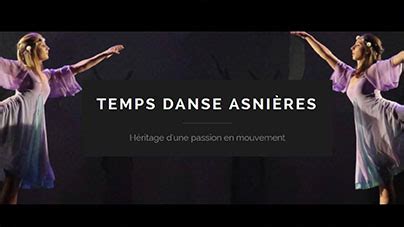 Un Nouveau Site Internet Temps Danse Asni Res