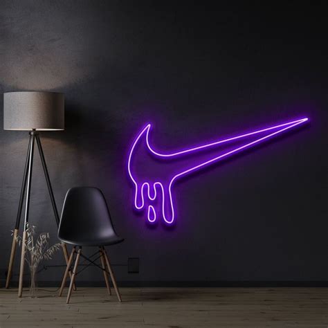 Dripping Nike Acrylic Neon Signs Dripping Nike Led Neon Sign Nike Neon