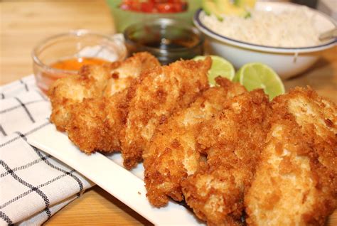 Crispy Chicken Gebakken Kipfilet Met Een Krokant Laagje Lekker Gekruid