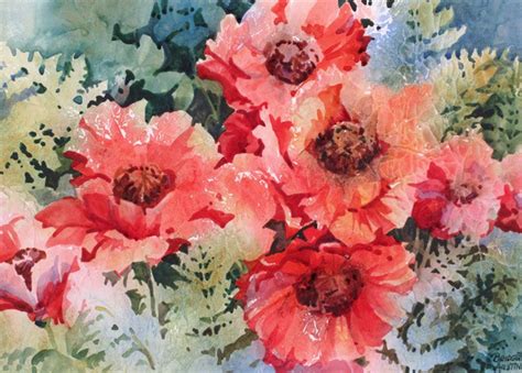 Gallery Bridget Austin Flower Painting Floral Painting Watercolor