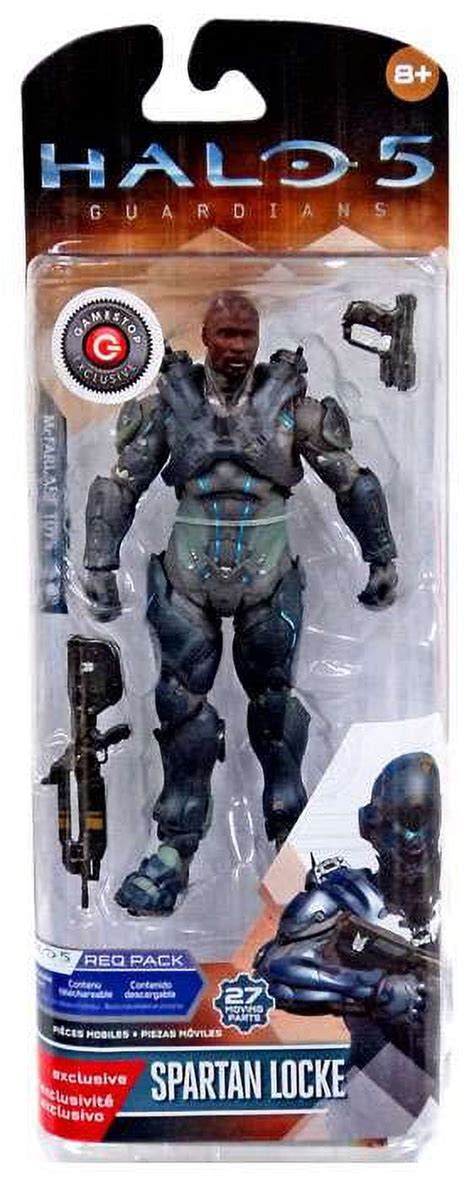 Mcfarlane Halo Guardians Spartan Locke Action Figure No Helmet