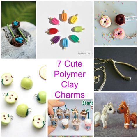 7 Cute Polymer Clay Charms – Polymer Clay