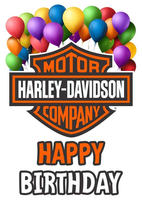 Harley Davidson Printable Birthday Cards — Printbirthdaycards