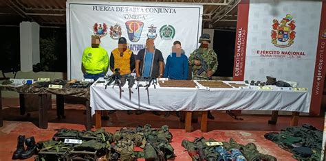 Fuerzas Militares Incautaron Abundante Material De Guerra Intendencia