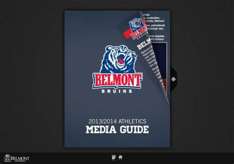 Belmont University Athletics Media Guide Launches Nashville Interactive