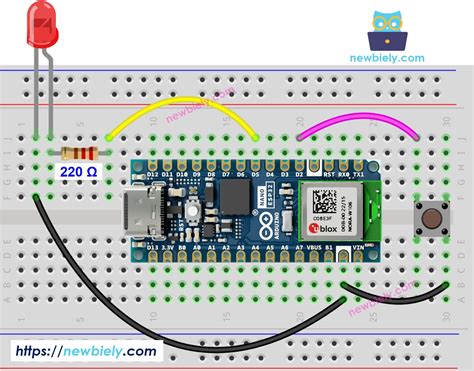 Arduino Nano ESP32 LED Blink Without Delay Arduino Nano ESP32