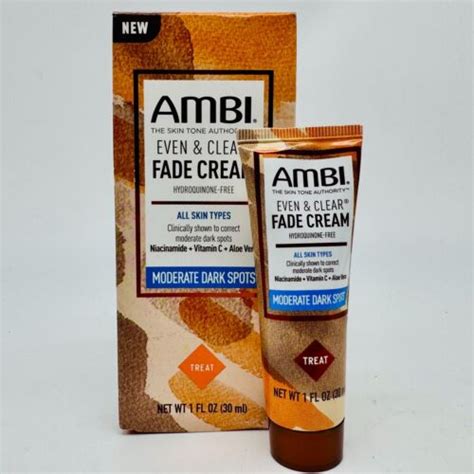 Ambi Even Clear Fade Cream Dark Spot Niacinamide Vitamin C Aloe Vera