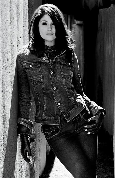 Gemma Arterton Women Brunette Dark Hair Actress Long Hair Jeans