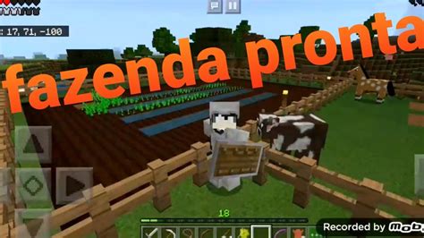 Minecraft 4 Construimos A Mini Fazenda YouTube