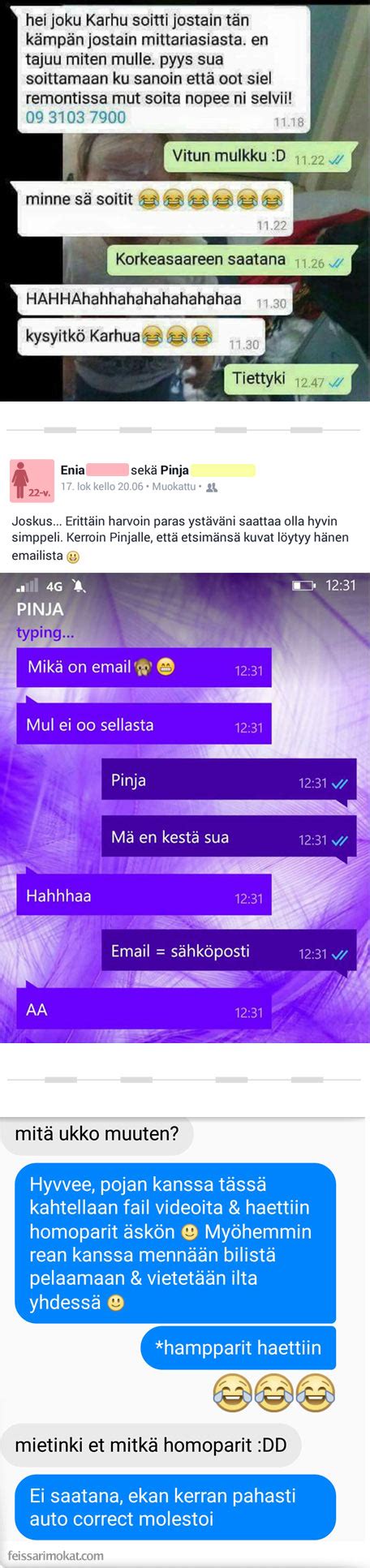 Feissarimokat - Kolme keskustelua