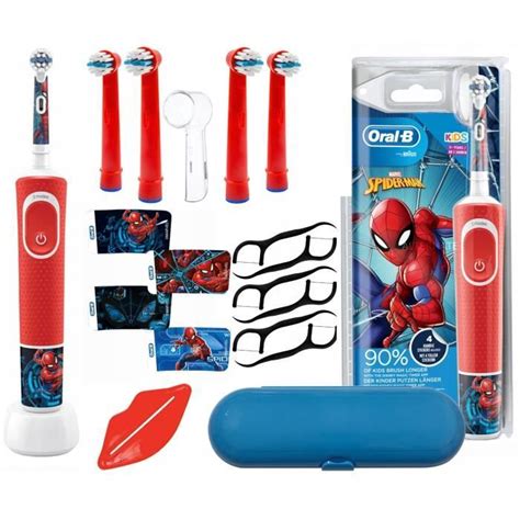 Brosse Dents Lectrique Oral B Vitality Spiderman Avec Accessoires