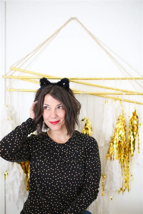 DIY Cat Ears Headband for Halloween » Lovely Indeed