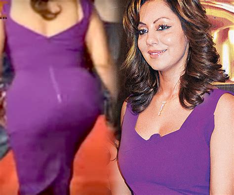 Check Out Gauri Khan HOT Curvy Purple Dress