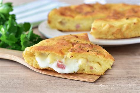 TORTA Di PATATE Cotta Al Forno Ricetta Rustica Con Ripieno