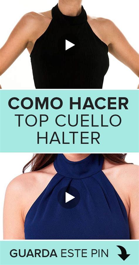 Como Hacer Un Top Cuello Halter Patr N De Costura De Blusa Patrones