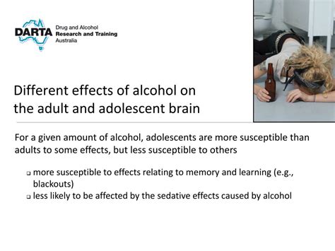 Ppt Adolescents Brain Development And Alcohol Powerpoint