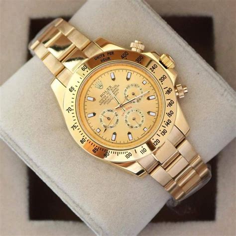 Rolex Daytona Gold Rolex 7aa Daytona Chronograph Features Working