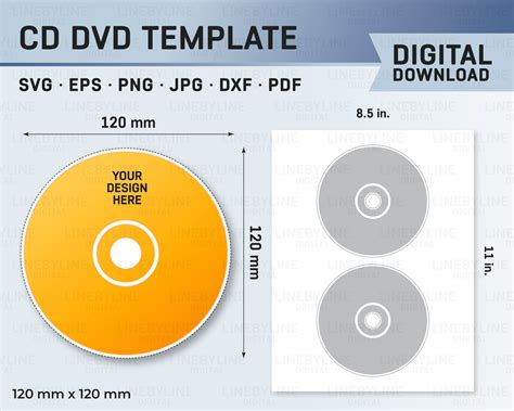 Slim Dvd Cover Template